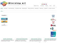 Tablet Screenshot of microlog.it
